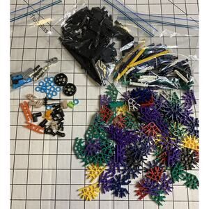 200+ Plus KNEX Rods Connectors Mix Standard Classic Parts Replacement K'NEX See